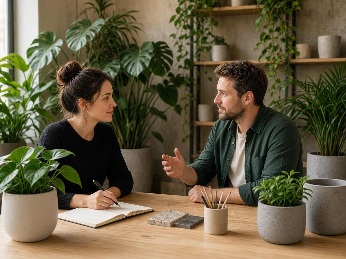 Studio consult at Embermeadow Plants